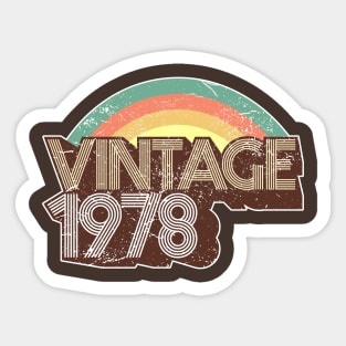 Vintage 1978 Sticker